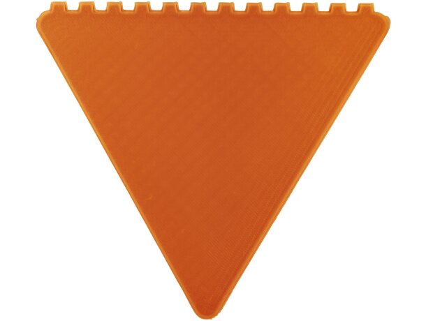 Rascador de hielo triangular Frosty de plástico reciclado Naranja detalle 18