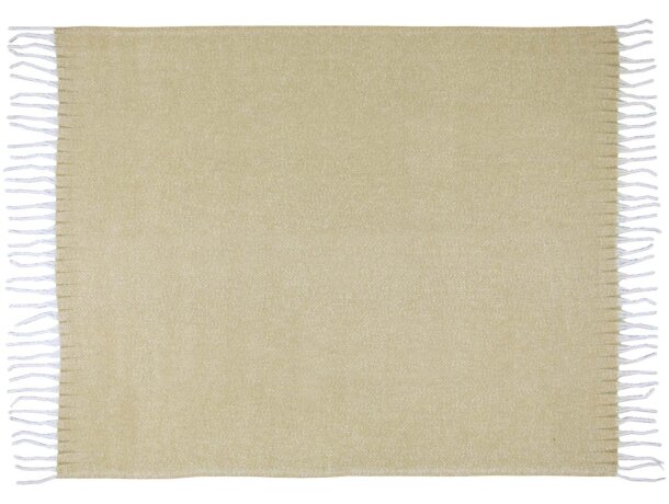 Manta reciclada Dolly con certificación GRS 125x150 cm Beige detalle 7