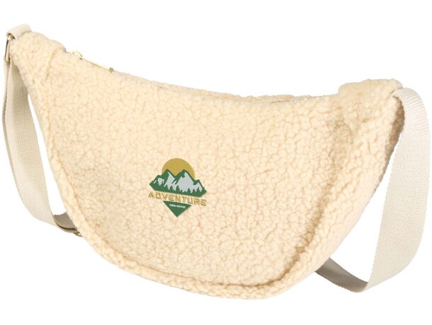 Riñonera Bear 3L de sherpa reciclado certificado GRS Natural detalle 1