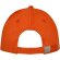 Gorra de 5 paneles totalmente personalizable para tu estilo único Naranja detalle 12