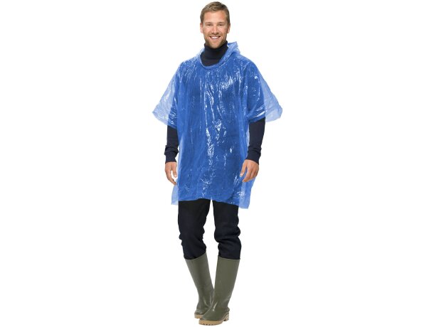 Llavero con poncho impermeable personalizado