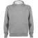Sudadera con capucha y cremallera Montblanc Roly unisex Gris jaspeado