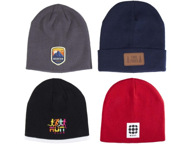 Kit de muestras de gorros doble capa en blanco Blanco detalle 3