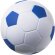 Antiestrés balón de fútbol Azul real/blanco