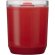 Vaso de doble pared Hudson 180ml plástico reciclado Rojo detalle 13
