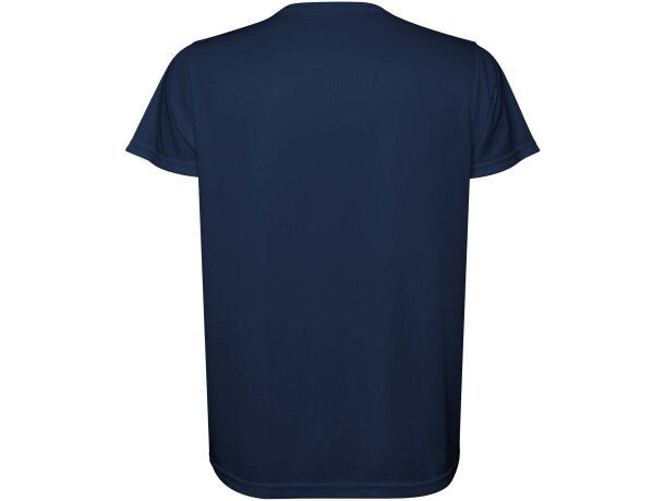 Camiseta manga corta infantil Estoril Roly poliéster reciclado Azul marino detalle 8