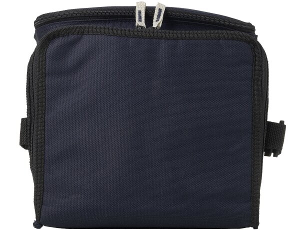 Bolsa isotérmica plegable poliéster 600d Azul marino detalle 1