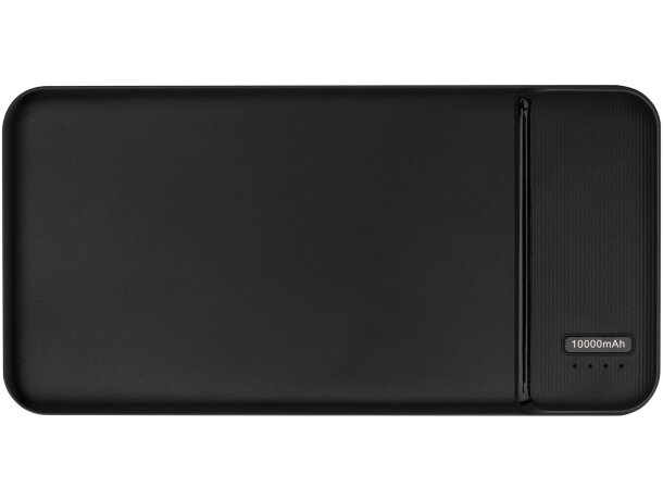 Batería externa reciclada Loop 10000 mAh con doble entrada Negro intenso detalle 2