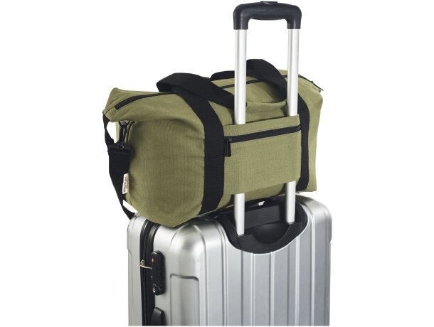 Bolsa deportiva Joey lona reciclada GRS 25 litros Verde oliva detalle 20