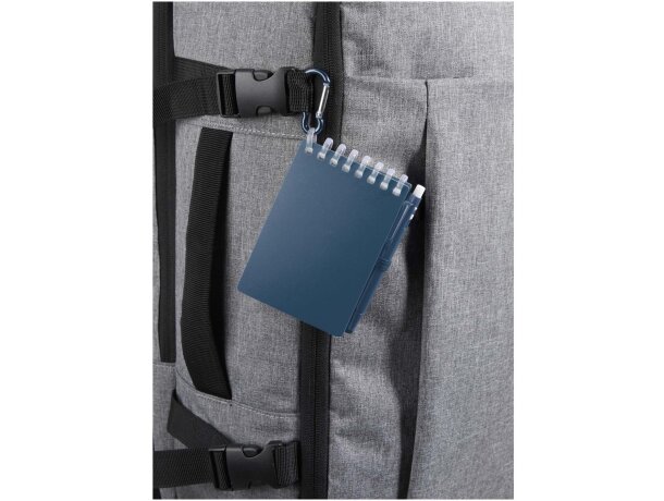 Set libreta tapa blanda y bolígrafo exterior Lig Mini Azul océano detalle 5