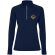 Sudadera técnica con media cremallera mujer Estambul Roly Azul marino detalle 13