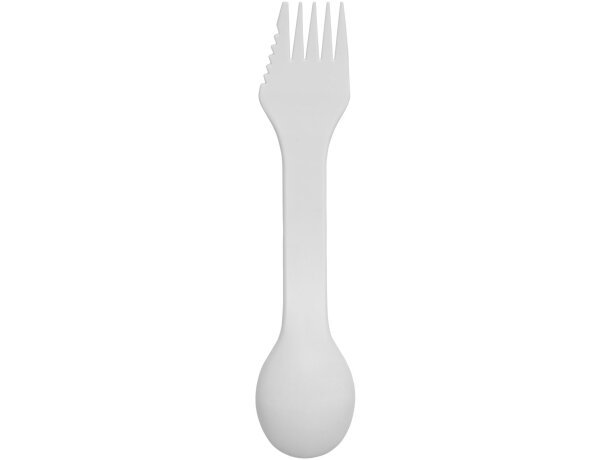 Cuchara, tenedor y cuchillo 3 en 1 Epsy Blanco detalle 21