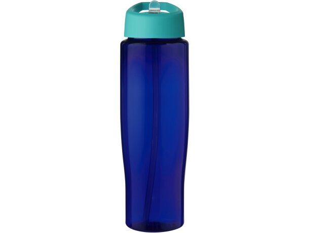 Bidón deportivo de 700 ml con tapa con boquilla H2O Active® Eco Tempo Azul aqua/azul detalle 14