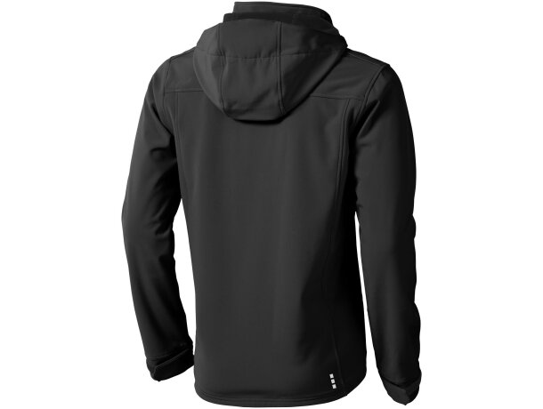 Chaqueta softshell de hombre Langley impermeable transpirable Antracita detalle 30