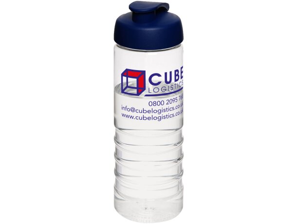 H2O Active® Treble Bidón deportivo con tapa Flip de 750 ml Transparente/azul detalle 9