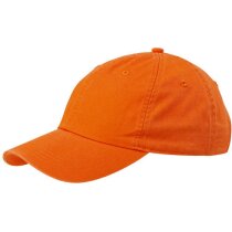 Gorra con 6 paneles para bordar personalizada naranja Gorra con 6 paneles para bordar personalizada naranja