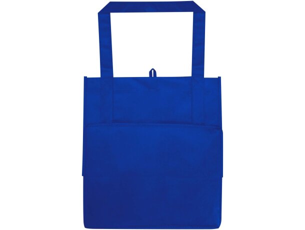 Bolsa tote non woven RPET Liberty con certificado GRS Azul real detalle 13
