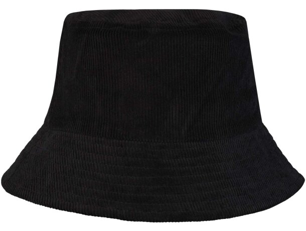 Gorro pana reciclada Howson con algodón sostenible Negro intenso detalle 9