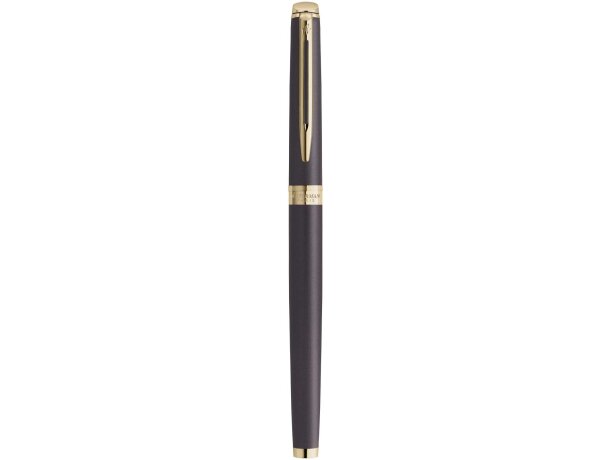 Pluma Waterman Hemisphere con grabado personalizado Negro intenso detalle 1