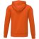 Sudadera con capucha Charon para hombre con interior afelpado Naranja detalle 15