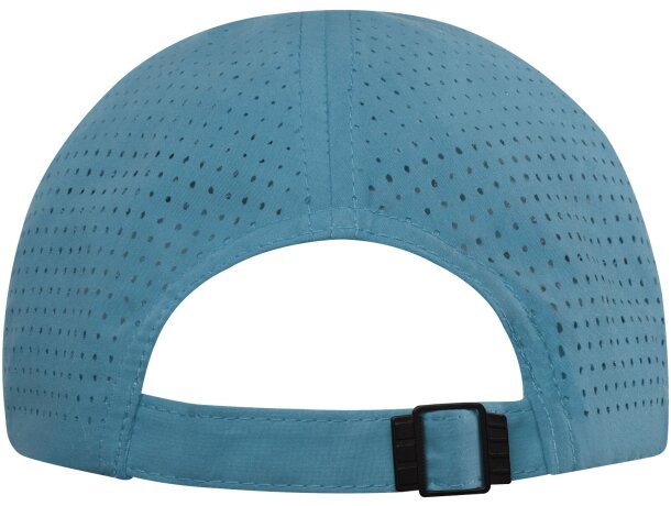 Gorra reciclada de 6 paneles Cool Fit GRS Mica Azul nxt detalle 11