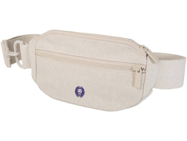 Bolso cruzado Crescent en algodón y poliéster reciclado detalle 1