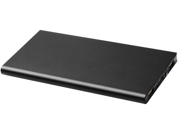 Batería externa de aluminio Plate 8000 mAh con USB tipo C Negro intenso detalle 6