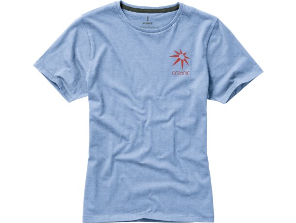 Camiseta manga corta de mujer Nanaimo de alta calidad Azul claro detalle 36