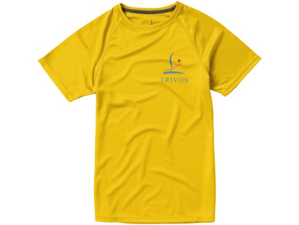 Camiseta técnica Niagara de Elevate economica amarillo