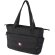 Bolsa tote Puffer acolchada reciclada GRS para portátil 15,6 Negro intenso detalle 1