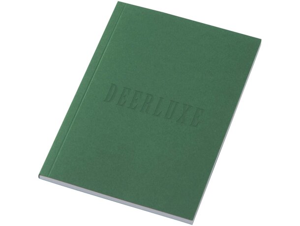 Libreta A6 tapa blanda Novella Austen papel FSC Verde detalle 26