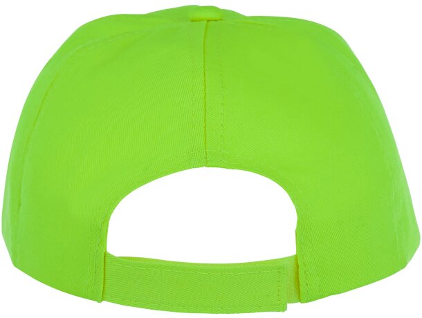 Gorra infantil de 5 paneles Feniks Kids Verde manzana detalle 21