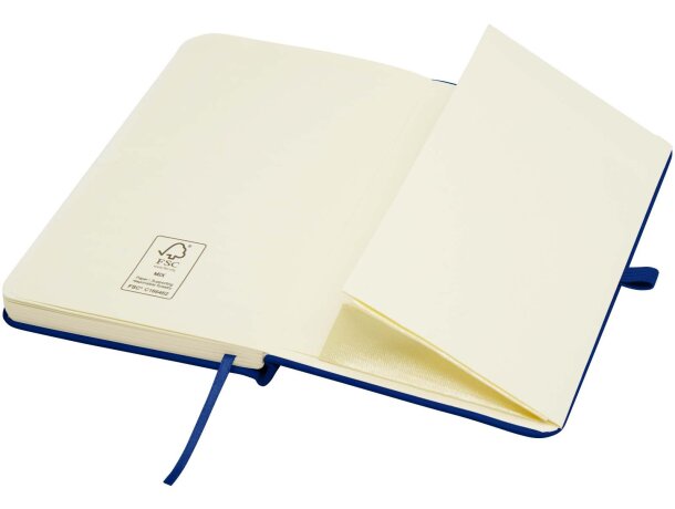 Libreta tapa dura A6 Spectrum Plus con papel FSC certificado Azul marino detalle 11