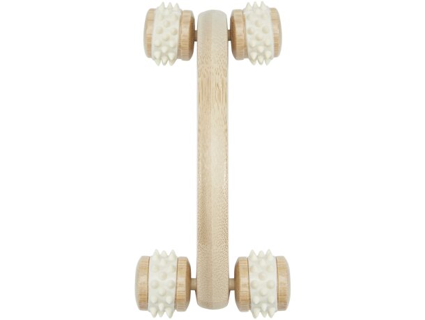 Masajeador bambú Volu para bienestar y relajación muscular Natural detalle 5