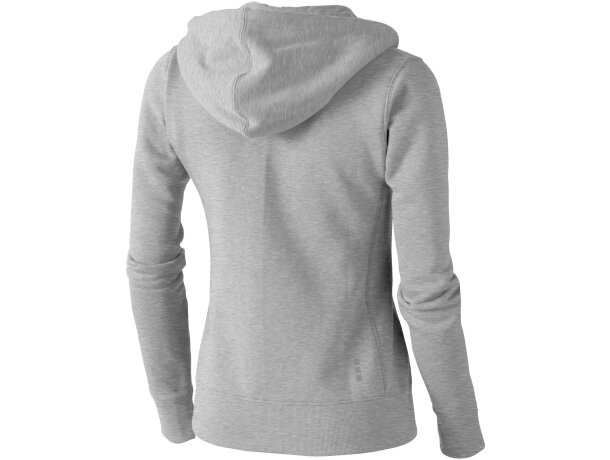 Sudadera de mujer cuello contrastado Mezcla de grises detalle 15