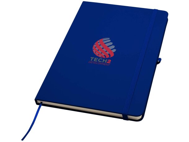 Libreta tapa dura A5 Spectrum Plus con papel certificado FSC Azul marino detalle 7