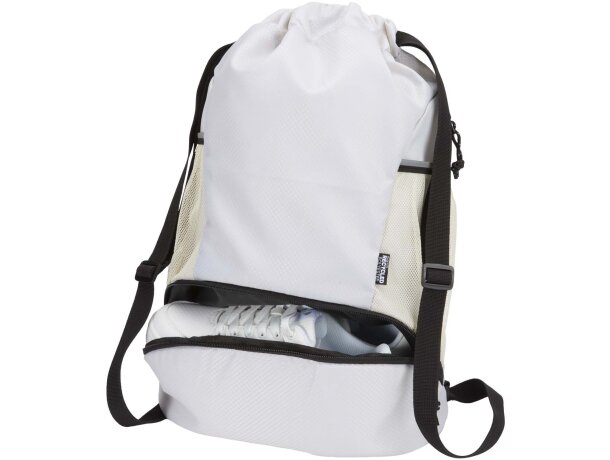 Bolsa deportiva Nomad 18L con cordón y compartimentos separados detalle 14