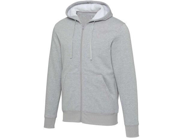 Sudadera sherpa con cremallera y capucha Natron Azul marino detalle 9