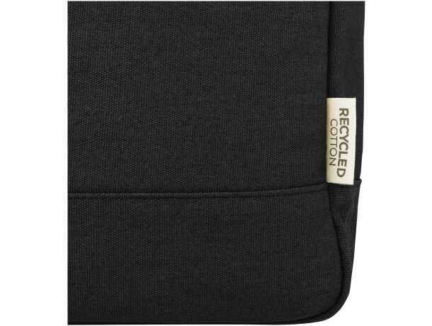 Mochila enrollable Joey lona reciclada GRS para portátil 15? Negro intenso detalle 7