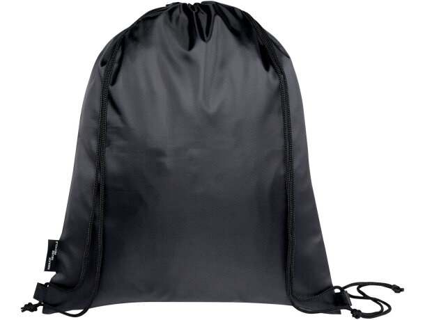 Bolsa con cordón plegable reciclada de 7L Ash Gris mezcla/negro intenso detalle 3