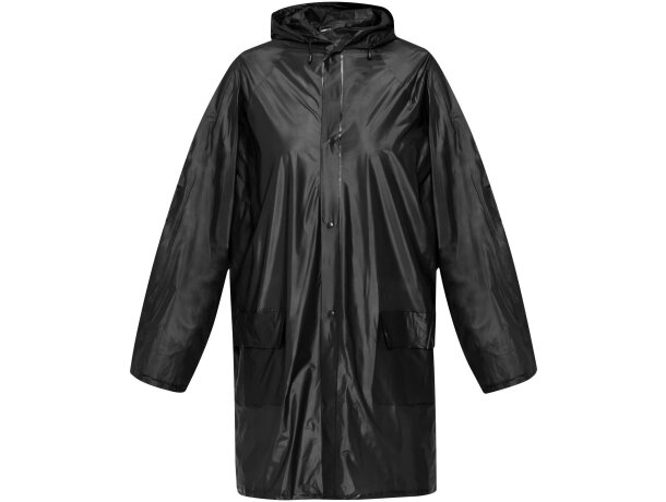 Chubasquero Ada impermeable PVC 90 g/m² talla única unisex Negro intenso detalle 3