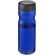 Bidón deportivo de 650 ml con tapa de rosca H2O Active® Base Tritan™ Azul/negro intenso
