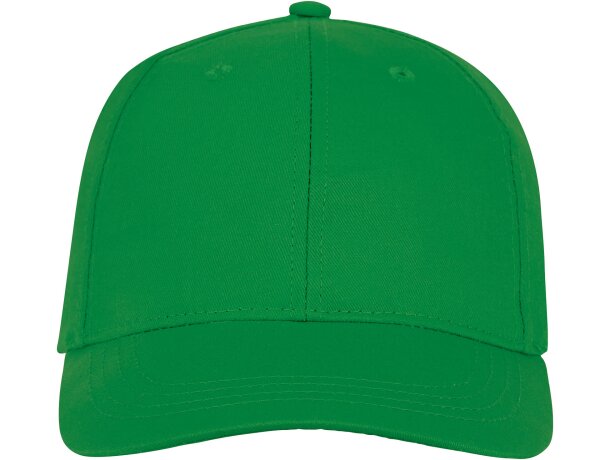 Gorra dividida en 6 paneles. Ideal para merchandising Verde helecho detalle 34