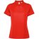 Polo manga corta mujer Tormo Roly poliéster reciclado entallado Rojo