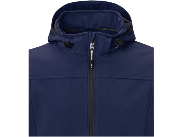 Chaqueta softshell de hombre Langley impermeable transpirable Azul marino detalle 23