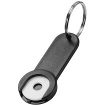 Llavero portamoneda personalizado negro intenso Llavero portamoneda personalizado negro intenso