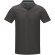 Polo orgánico GOTS de manga corta para hombre Graphite Gris tormenta detalle 10