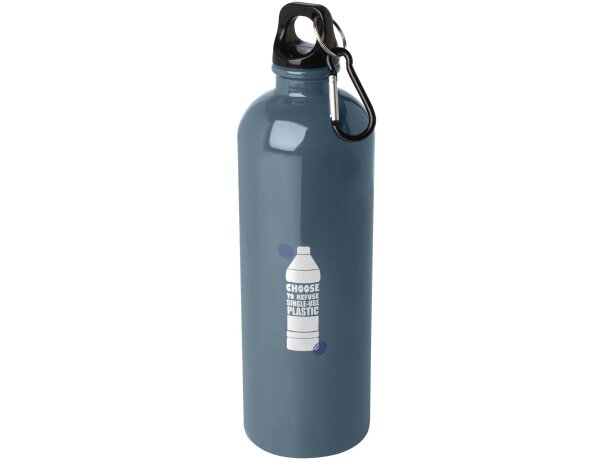 Bidón Oregon de acero inoxidable reciclado con mosquetón detalle 28