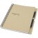 Libreta mediana con espiral y lápiz Luciano Eco Natural detalle 1