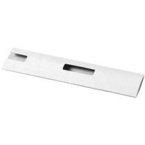 Funda con ventanilla para bolígrafo personalizada blanca Funda con ventanilla para bolígrafo personalizada blanca